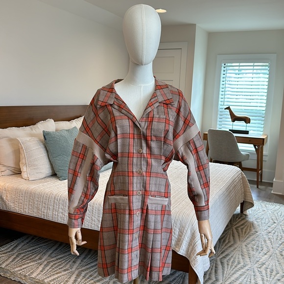 Maje Paris Plaid dress - Picture 2 of 15